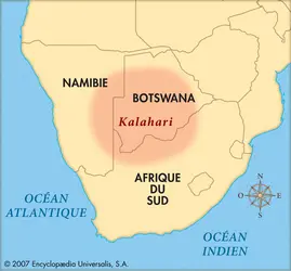 Désert du Kalahari - crédits : © Encyclopædia Universalis France