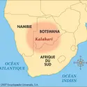 Désert du Kalahari - crédits : © Encyclopædia Universalis France