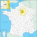 Seine-et-Marne : carte de situation - crédits : © Encyclopædia Universalis France
