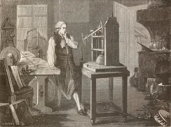 James Watt et la machine à vapeur - crédits : © D.R.