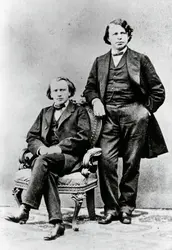 Johannes Brahms et Joseph Joachim - crédits : Universal History Archive/ Getty Images