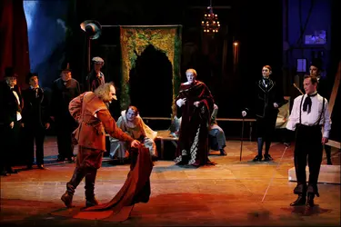 <em>Cyrano de Bergerac</em>, pièce d’Edmond Rostand - crédits : Raphael Gaillarde/ Gamma-Rapho/ Getty Images