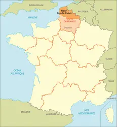 Ancienne région Nord-Pas-de-Calais - crédits : © Encyclopædia Universalis France