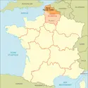 Ancienne région Nord-Pas-de-Calais - crédits : © Encyclopædia Universalis France