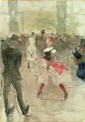 À l’Élysée Montmartre, H. de Toulouse-Lautrec - crédits :  Bridgeman Images 