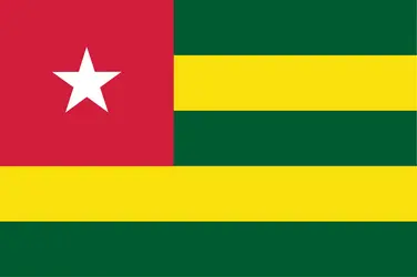 Togo : drapeau - crédits : Encyclopædia Universalis France
