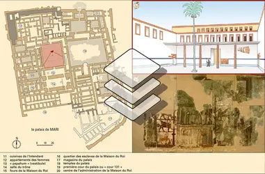 Cité et palais de Mari, Mésopotamie - crédits : © Encyclopædia Universalis France