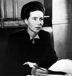 Simone de Beauvoir - crédits : Hulton Archive/ Getty Images