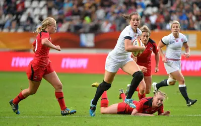 Finale de la Coupe du monde féminine de rugby 2014 - crédits : liewig christian/ CORBIS/ Corbis Sport/ Getty Images