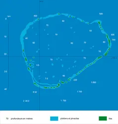 Atoll de Kolumadulu, Maldives - crédits : Encyclopædia Universalis France